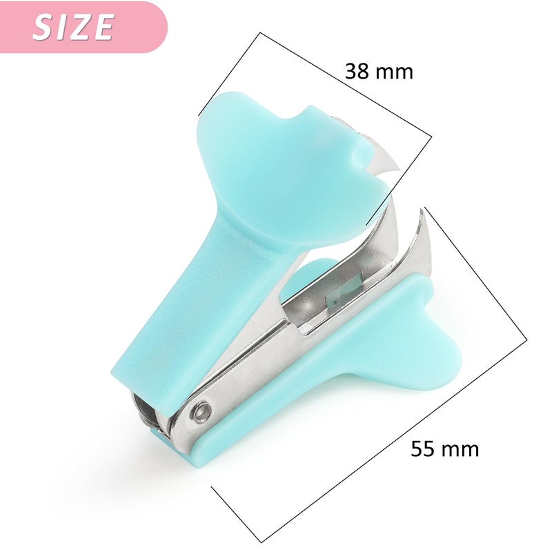 ZZTX 3 PCS Staple Remover Staple Puller Removal Tool for School Office Home 3 Pack (Pink, Blue, Purple) - Image 3